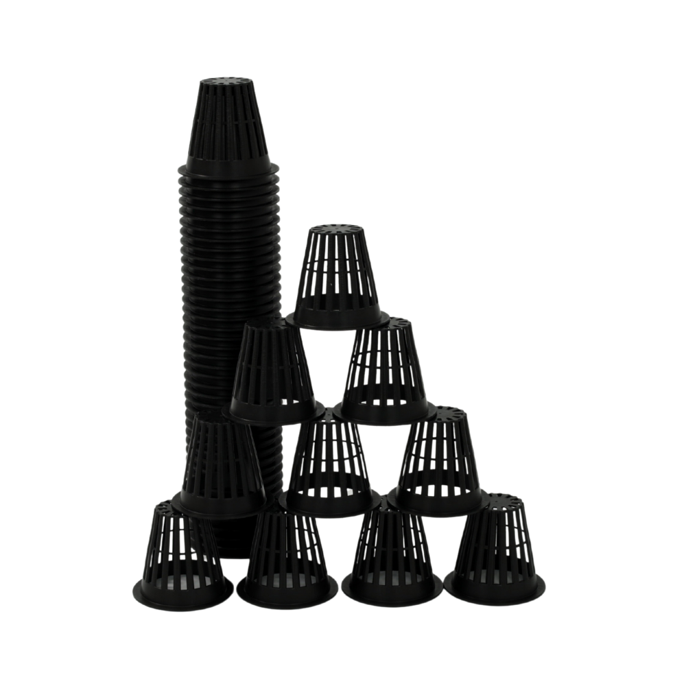 Topraksız Tarım File Bardak - Siyah ( 100 Adt.)